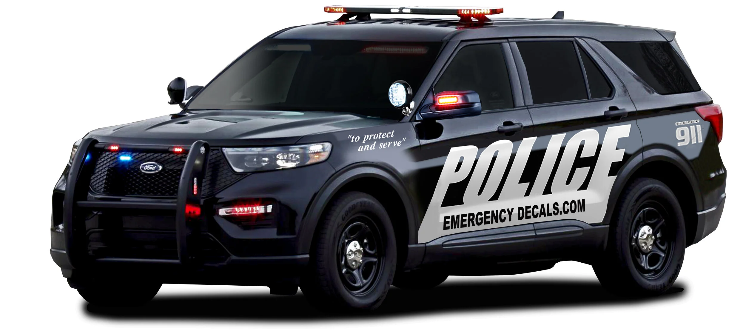 Police Car Decals